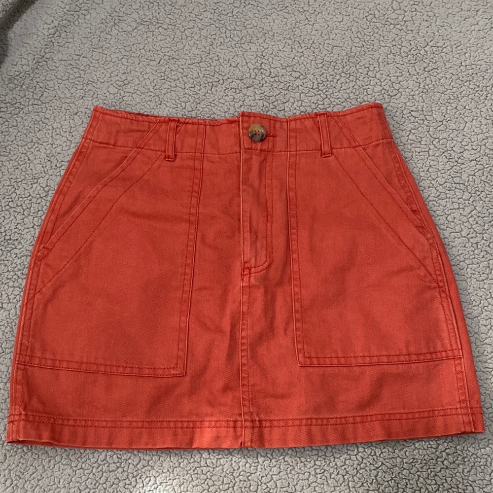 Orange skirt